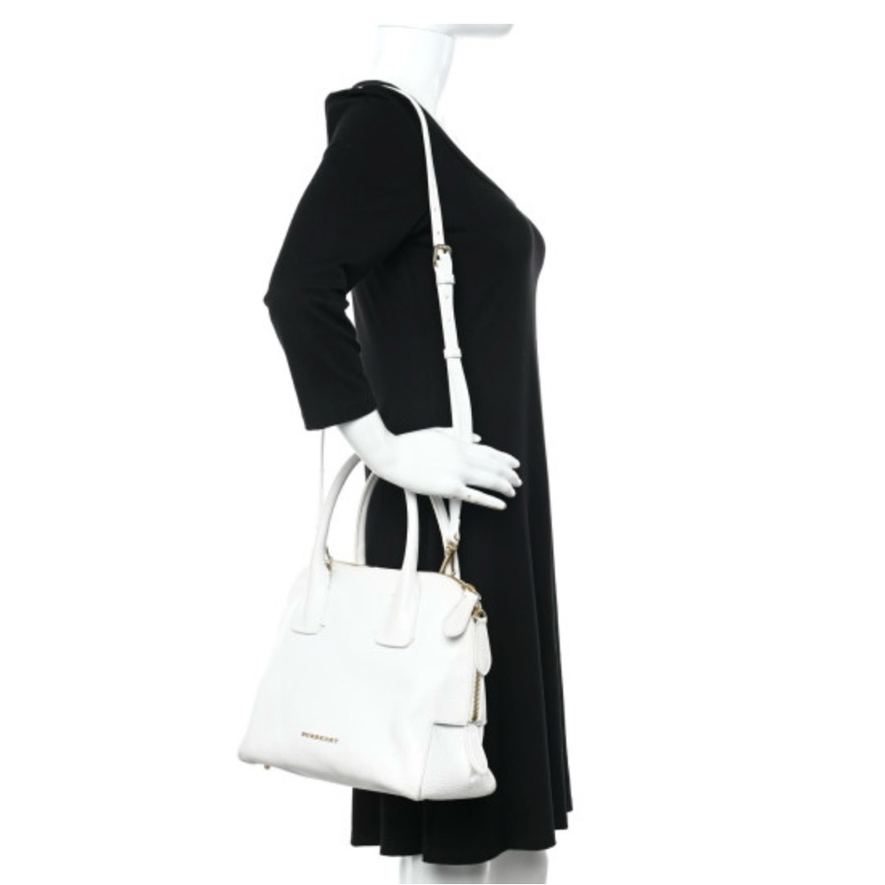 Burberry grain calf leather bowler bag in tan - Picture 7 of 7